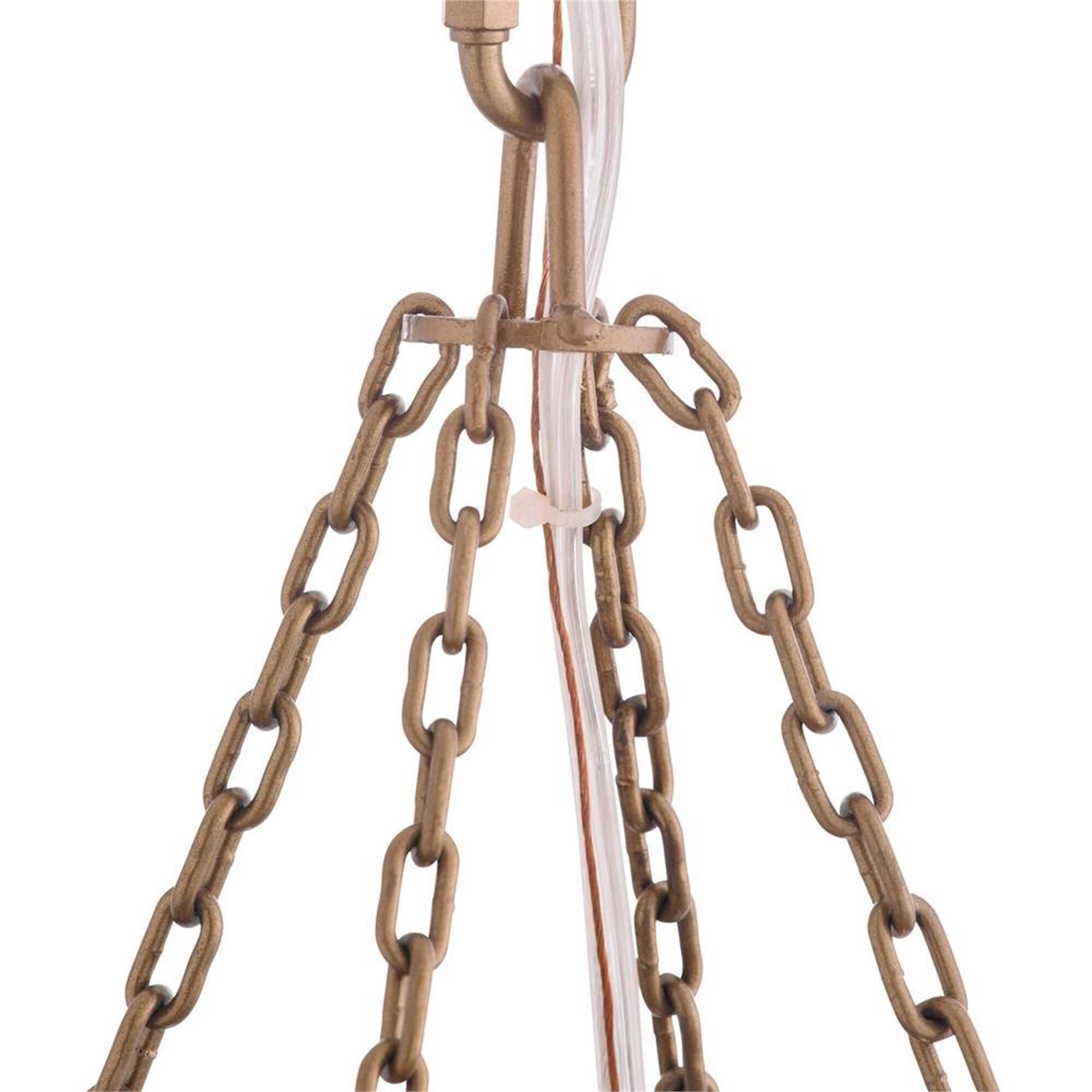 Layla 36 Inch 4 Light Chandelier