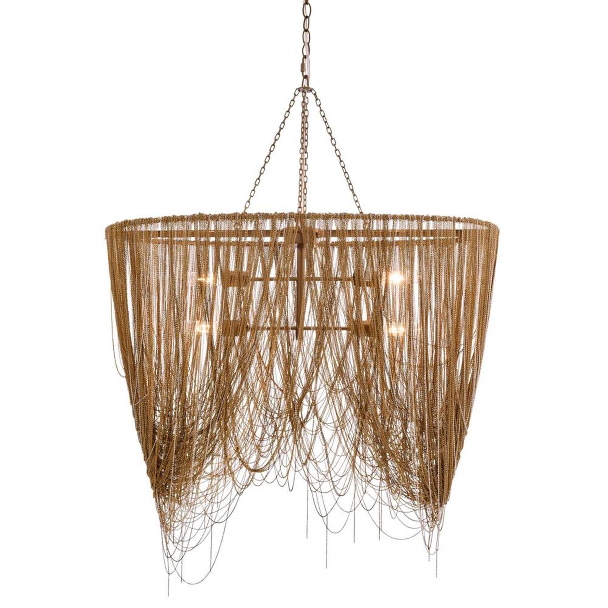 Layla 36 Inch 4 Light Chandelier