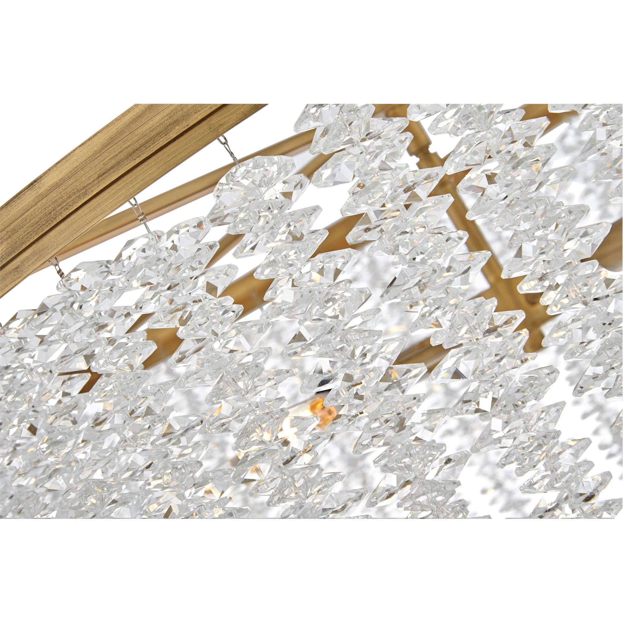 Rubina 30 Inch 6 Light Chandelier