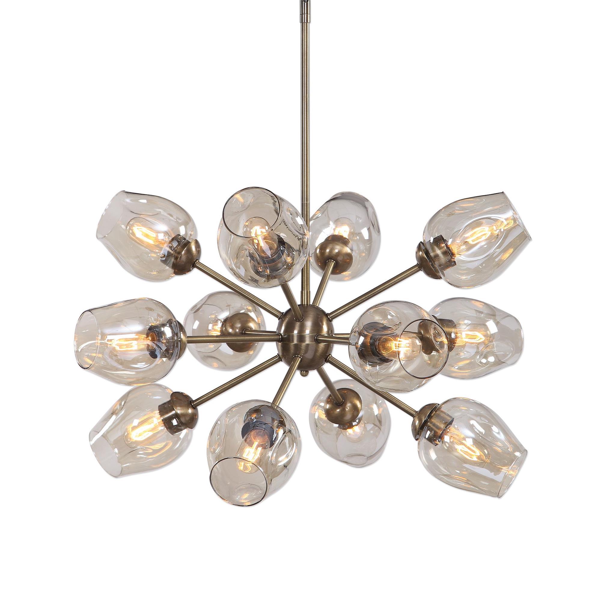 Kalizma Home Chet 32 Inch 12 Light Chandelier