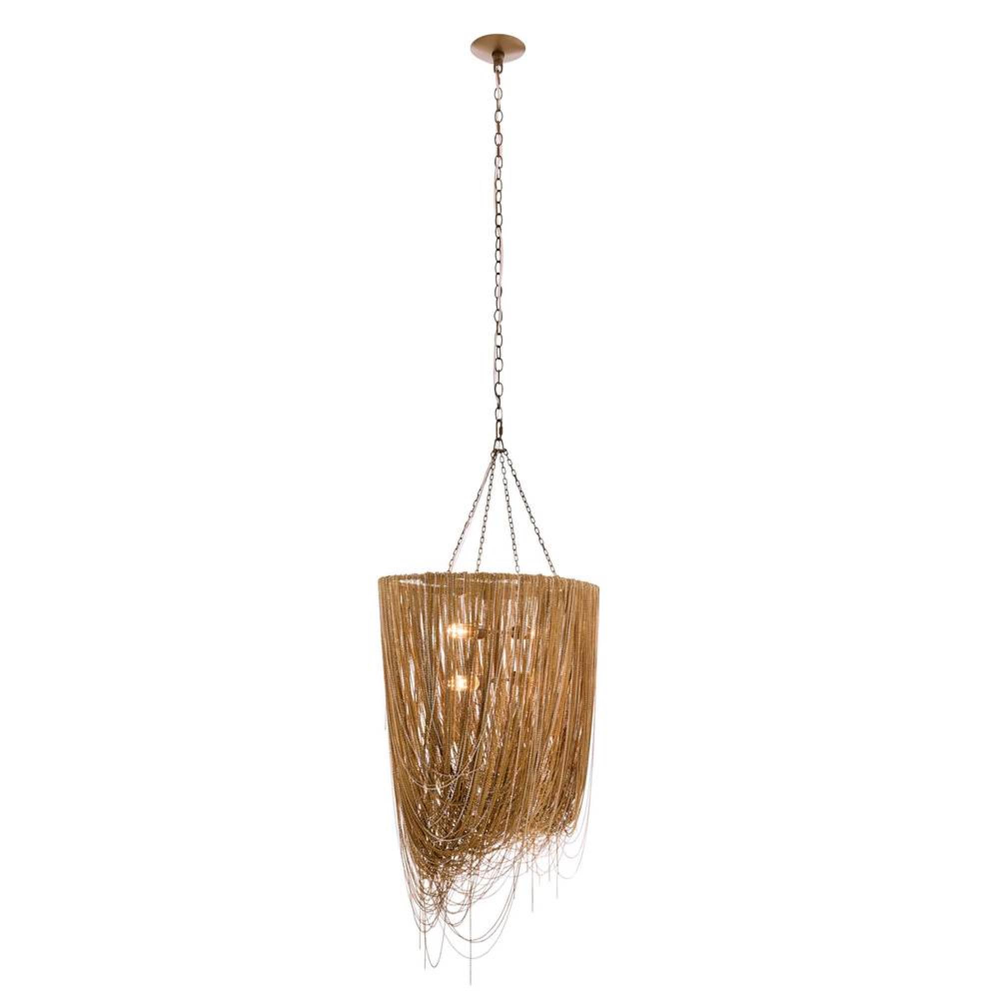 Layla 36 Inch 4 Light Chandelier